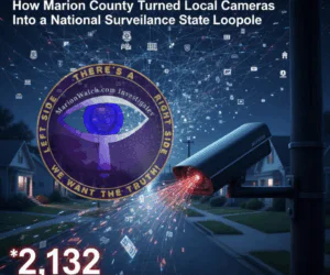2,132 Agencies Now Tracking You: How Marion County Turned Local Cameras Into a National Surveillance State Loophole (Police State)