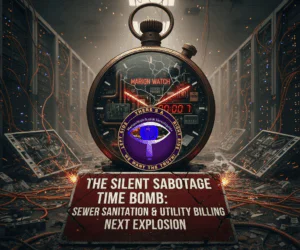 The Silent Sabotage Time Bomb: Marion Watch Predicts Sewer Sanitation & Utility Billing STILL Following the Trail of Broken IT & Financial Controls