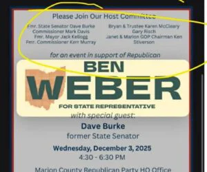 MARION COUNTY REPUBLICAN PARTY ISSUES CRYPTIC REBUKE OF UNIDENTIFIED REPUBLICAN CANDIDATE FOR STATE REPRESENTATIVE OF THE 86TH DISTRICT