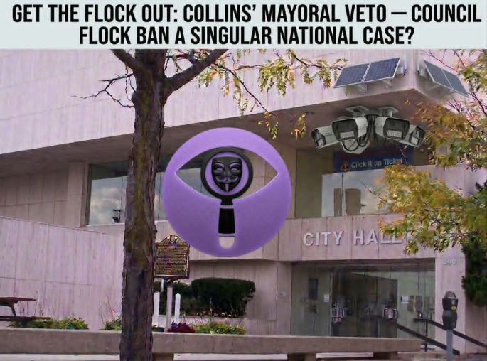GET THE FLOCK OUT: COLLINS’ MAYORAL VETO — COUNCIL FLOCK BAN A SINGULAR NATIONAL CASE?